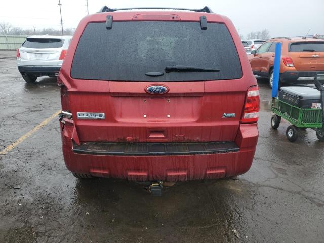 1FMCU9DG0CKB28918 - 2012 FORD ESCAPE XLT RED photo 6