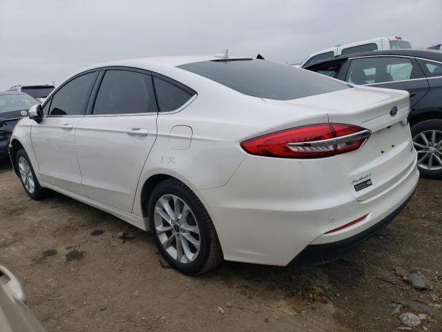 3FA6P0LU4LR155133 - 2020 FORD FUSION SE WHITE photo 2