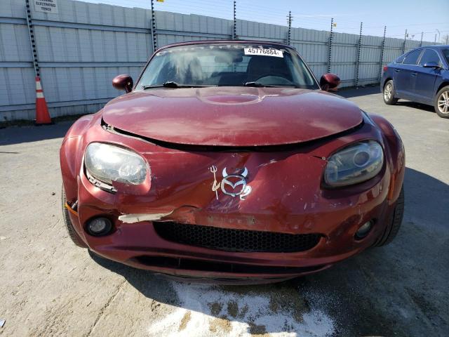 JM1NC25F980153090 - 2008 MAZDA MX-5 MIATA RED photo 5