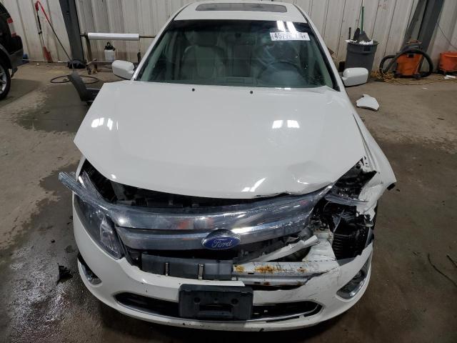 3FAHP0JA0BR260056 - 2011 FORD FUSION SEL WHITE photo 5