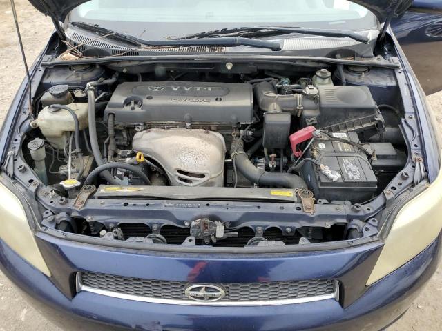 JTKDE167260086720 - 2006 TOYOTA SCION TC BLUE photo 11