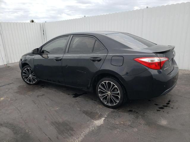 2T1BURHE3EC147279 - 2014 TOYOTA COROLLA L BLACK photo 2