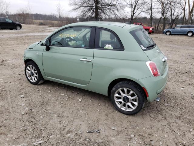 3C3CFFKR4HT527780 - 2017 FIAT 500 POP GREEN photo 2