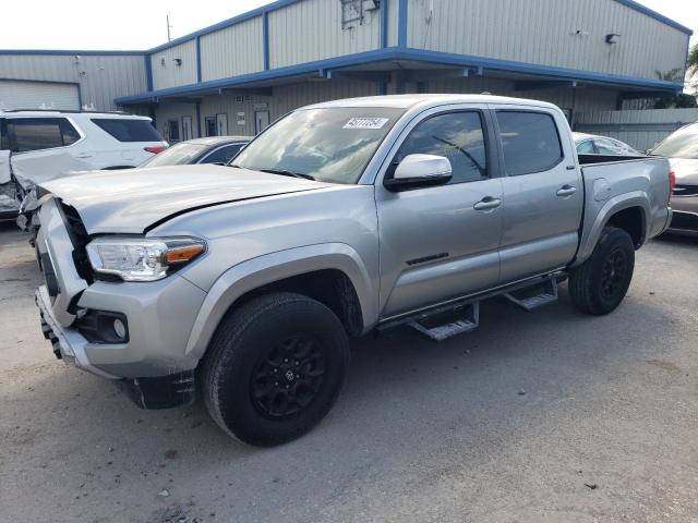 3TMAZ5CNXNM187010 - 2022 TOYOTA TACOMA DOUBLE CAB SILVER photo 1