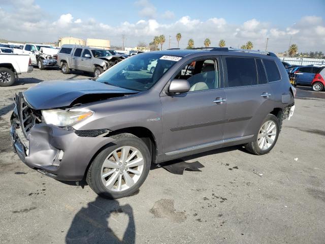 JTEDC3EH4B2003785 - 2011 TOYOTA HIGHLANDER HYBRID LIMITED GRAY photo 1