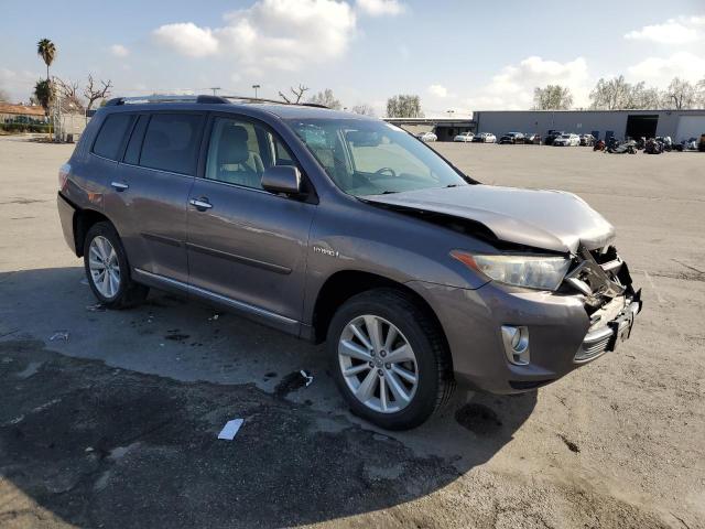 JTEDC3EH4B2003785 - 2011 TOYOTA HIGHLANDER HYBRID LIMITED GRAY photo 4