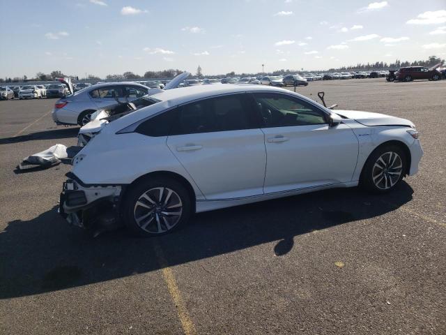 1HGCV3F5XJA013824 - 2018 HONDA ACCORD HYBRID EXL WHITE photo 3