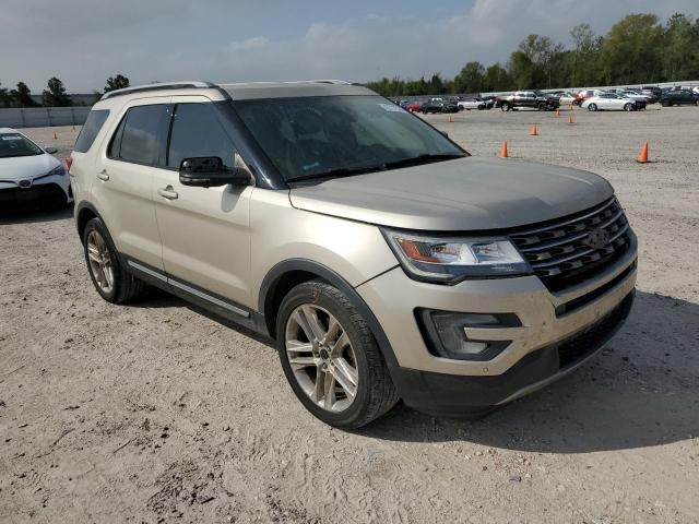 1FM5K7D89HGD98395 - 2017 FORD EXPLORER XLT CREAM photo 4