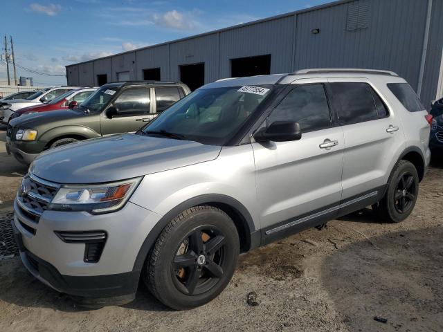 1FM5K7D86JGA52388 - 2018 FORD EXPLORER XLT SILVER photo 1