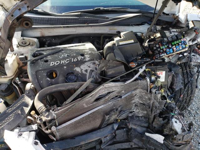 5NPET46C68H382216 - 2008 HYUNDAI SONATA GLS WHITE photo 11