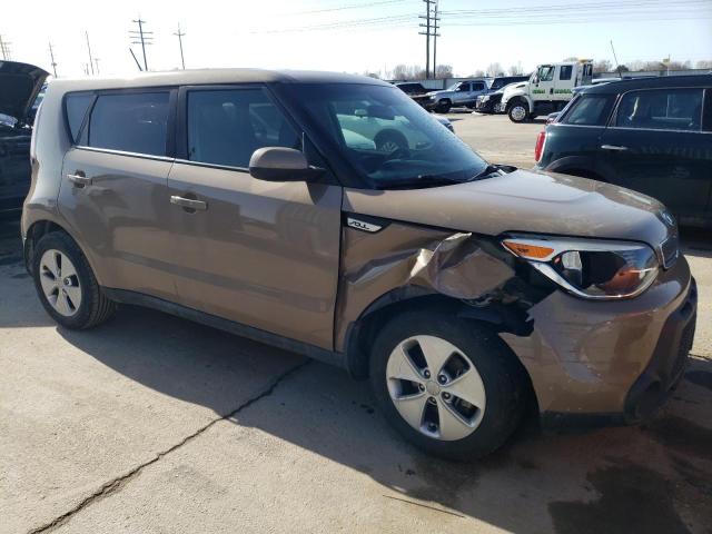 KNDJN2A21G7317871 - 2016 KIA SOUL TAN photo 4