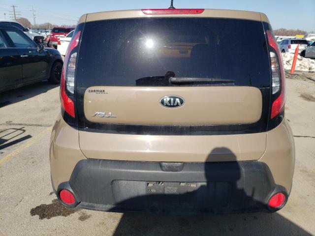 KNDJN2A21G7317871 - 2016 KIA SOUL TAN photo 6