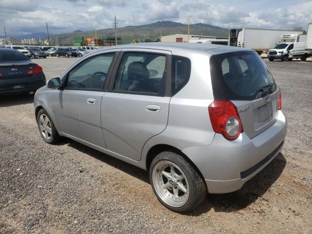 KL1TD66E19B642971 - 2009 CHEVROLET AVEO LS GRAY photo 2