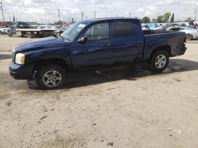 1D7HE48K97S127111 - 2007 DODGE DAKOTA QUAD SLT BLUE photo 1