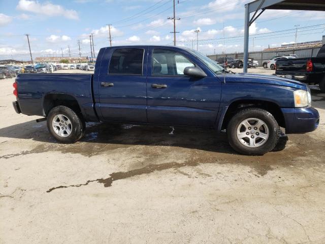 1D7HE48K97S127111 - 2007 DODGE DAKOTA QUAD SLT BLUE photo 4