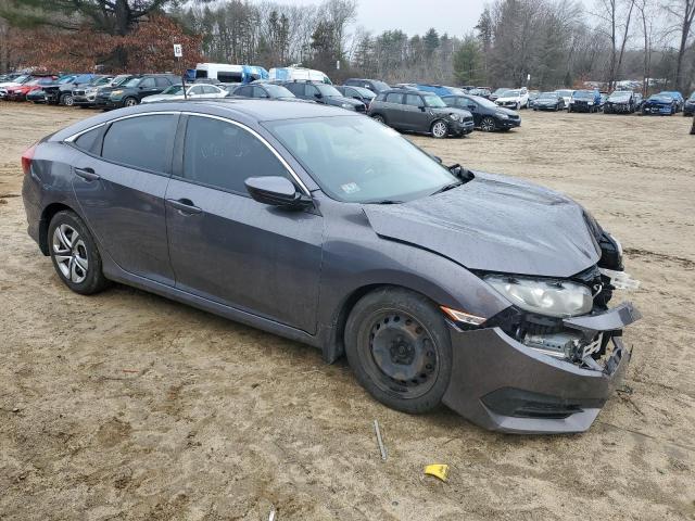 2HGFC2F57JH575386 - 2018 HONDA CIVIC LX GRAY photo 4