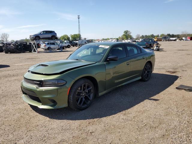 2C3CDXHG8MH557675 - 2021 DODGE CHARGER GT GREEN photo 1