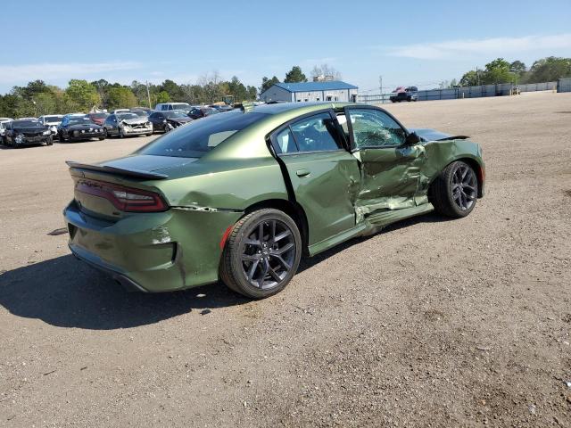 2C3CDXHG8MH557675 - 2021 DODGE CHARGER GT GREEN photo 3