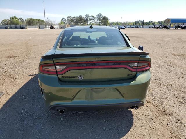 2C3CDXHG8MH557675 - 2021 DODGE CHARGER GT GREEN photo 6