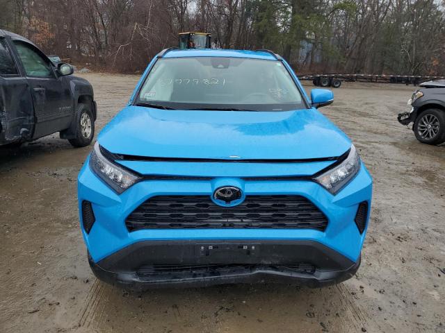 2T3G1RFV9MW211671 - 2021 TOYOTA RAV4 LE BLUE photo 5