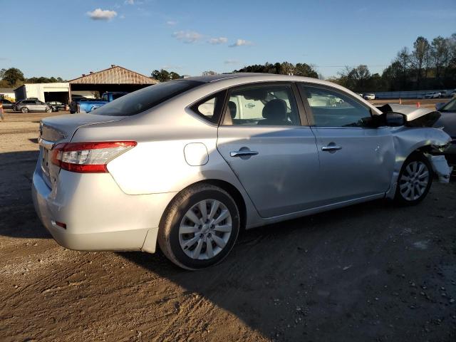 3N1AB7AP0EY290646 - 2014 NISSAN SENTRA S SILVER photo 3