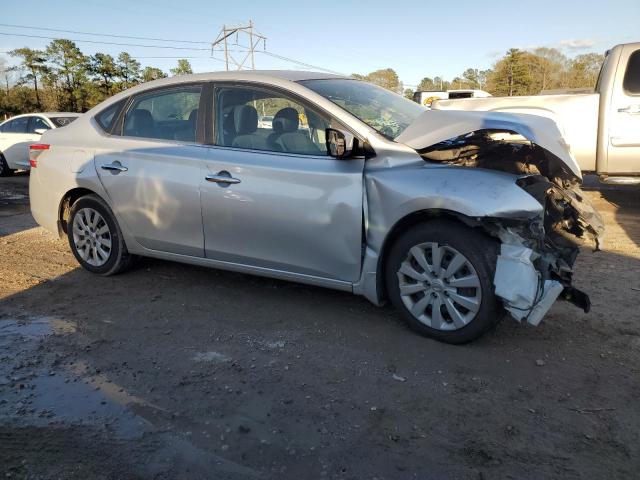 3N1AB7AP0EY290646 - 2014 NISSAN SENTRA S SILVER photo 4