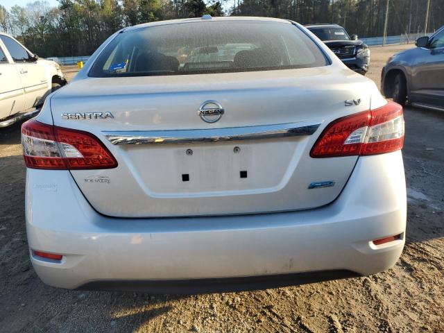 3N1AB7AP0EY290646 - 2014 NISSAN SENTRA S SILVER photo 6