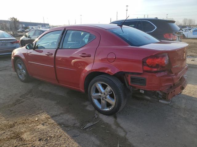 1B3BD2FGXBN573220 - 2011 DODGE AVENGER LUX RED photo 2