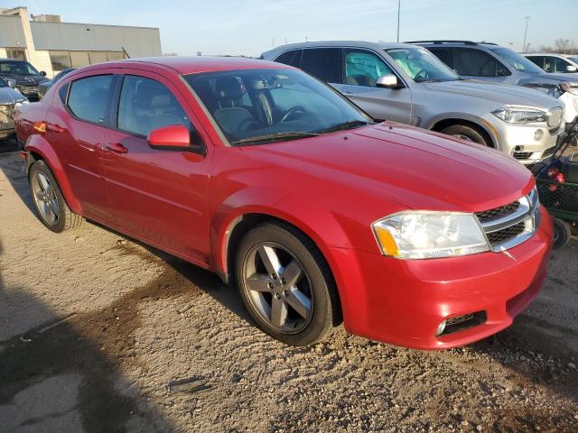 1B3BD2FGXBN573220 - 2011 DODGE AVENGER LUX RED photo 4