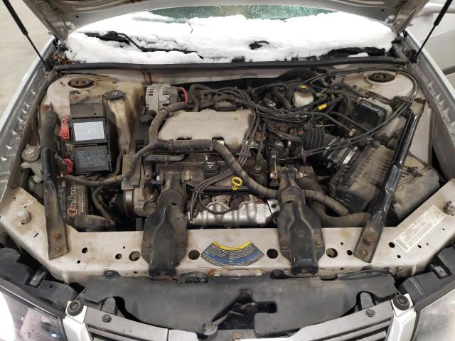 2G1WF52E349116814 - 2004 CHEVROLET IMPALA SILVER photo 11