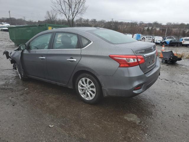 3N1AB7AP8KY374709 - 2019 NISSAN SENTRA S GRAY photo 2