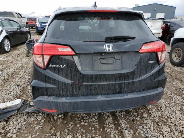 3CZRU6H77GM757270 - 2016 HONDA HR-V EXL BLACK photo 6