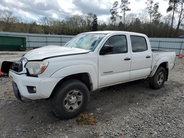 5TFLU4EN3EX107684 - 2014 TOYOTA TACOMA DOUBLE CAB WHITE photo 1