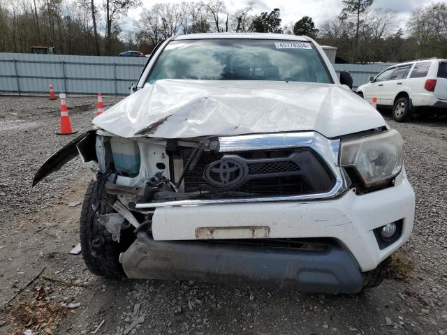 5TFLU4EN3EX107684 - 2014 TOYOTA TACOMA DOUBLE CAB WHITE photo 5