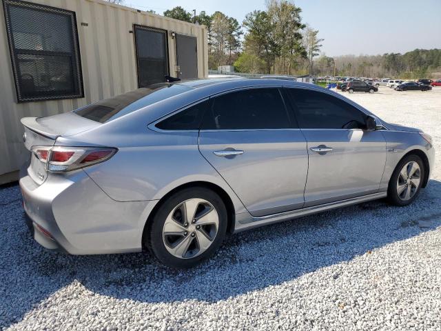 KMHE34L14GA007994 - 2016 HYUNDAI SONATA HYBRID GRAY photo 3