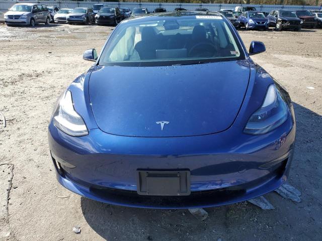 5YJ3E1EA2NF113835 - 2022 TESLA MODEL 3 BLUE photo 5