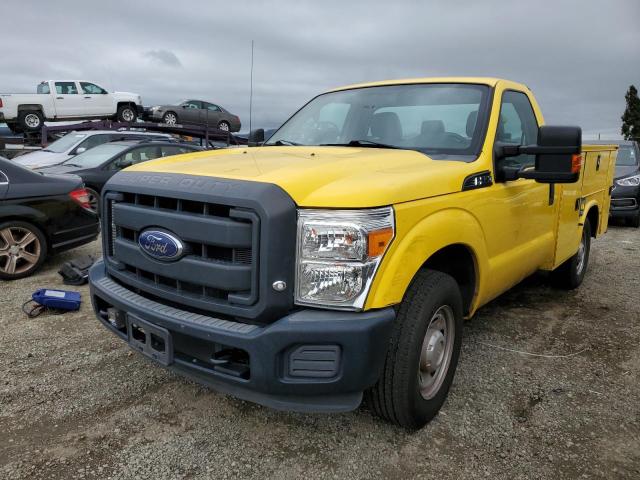 1FDBF2A68FEB16012 - 2015 FORD F250 SUPER DUTY YELLOW photo 1