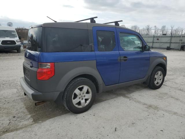 5J6YH28514L031876 - 2004 HONDA ELEMENT EX BLUE photo 3