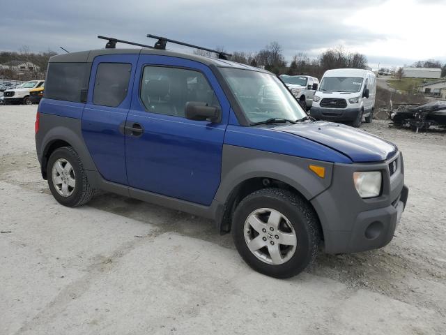 5J6YH28514L031876 - 2004 HONDA ELEMENT EX BLUE photo 4