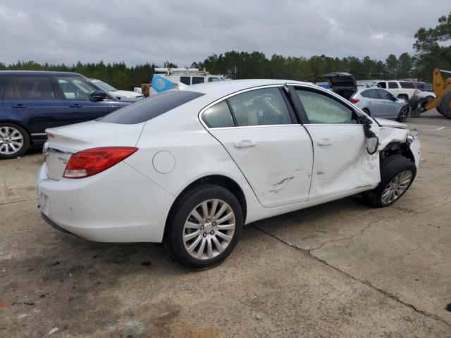 2G4GT5GC9B9191148 - 2011 BUICK REGAL CXL WHITE photo 3