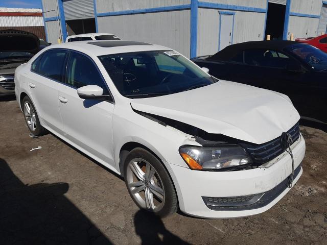 1VWBN7A34EC087545 - 2014 VOLKSWAGEN PASSAT SE WHITE photo 4