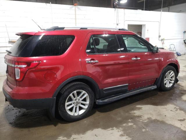 1FMHK7D89BGA61228 - 2011 FORD EXPLORER XLT RED photo 3