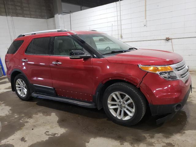 1FMHK7D89BGA61228 - 2011 FORD EXPLORER XLT RED photo 4