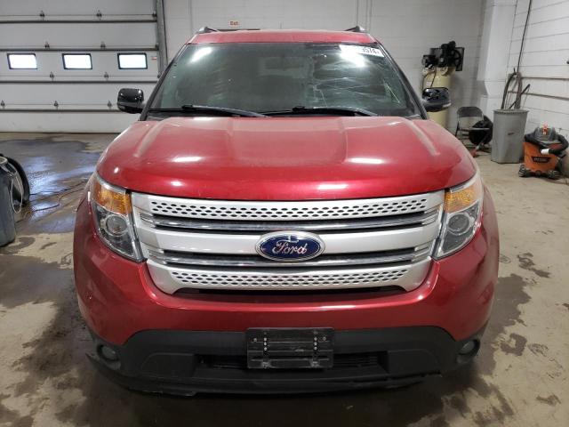 1FMHK7D89BGA61228 - 2011 FORD EXPLORER XLT RED photo 5