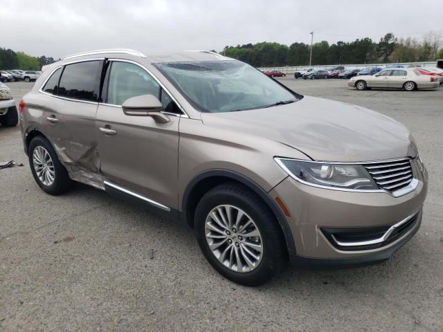 2LMPJ6KR5JBL47429 - 2018 LINCOLN MKX SELECT TAN photo 4