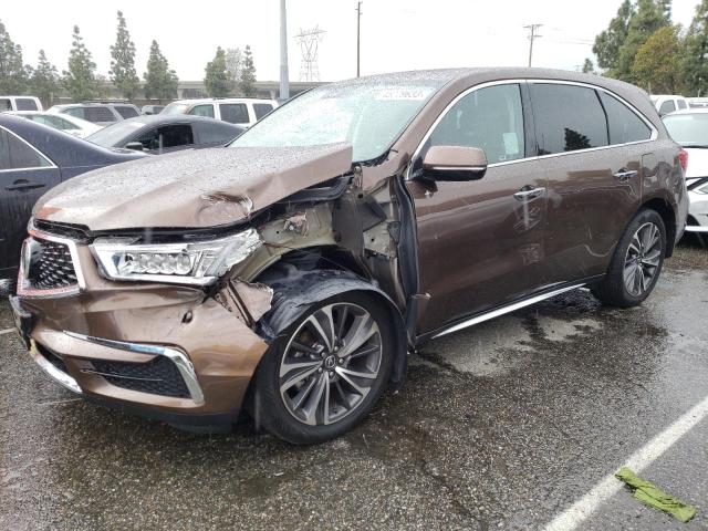 5J8YD3H7XKL000813 - 2019 ACURA MDX TECHNOLOGY BROWN photo 1