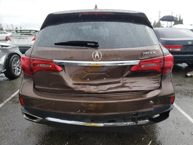 5J8YD3H7XKL000813 - 2019 ACURA MDX TECHNOLOGY BROWN photo 6