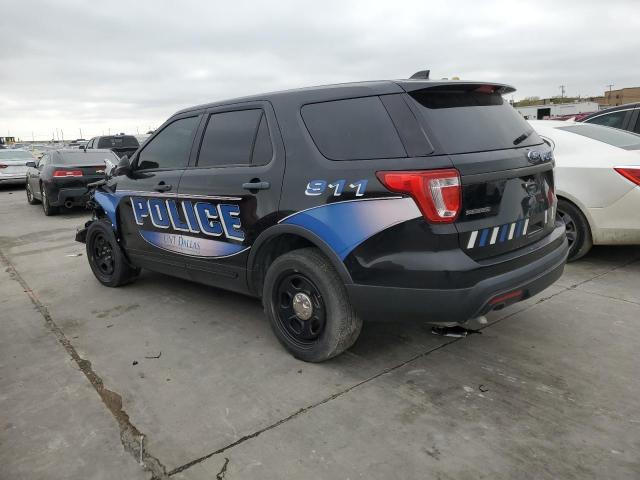 1FM5K8AR6HGD93139 - 2017 FORD EXPLORER POLICE INTERCEPTOR BLACK photo 2