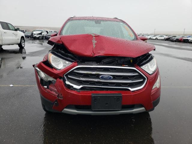 MAJ6P1WL6JC172312 - 2018 FORD ECOSPORT TITANIUM BURGUNDY photo 5