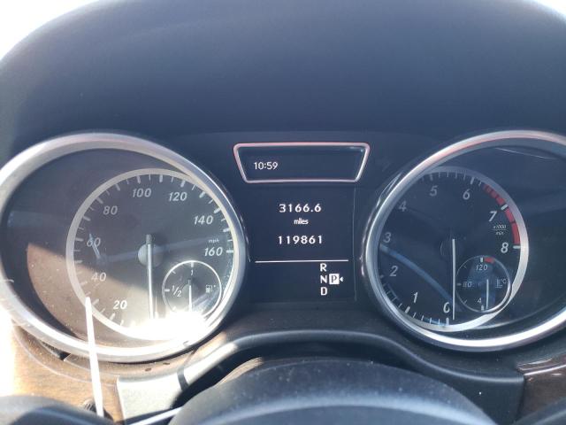 4JGDA5HB8CA021321 - 2012 MERCEDES-BENZ ML 350 4MATIC BLACK photo 9